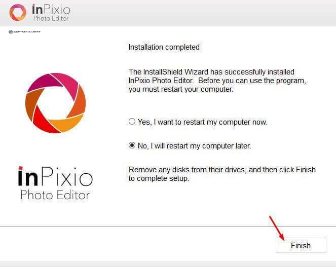 InPixio Photo Editor key-ink