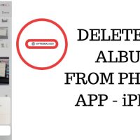 How to Delete Photo Albums on iPhone-ink